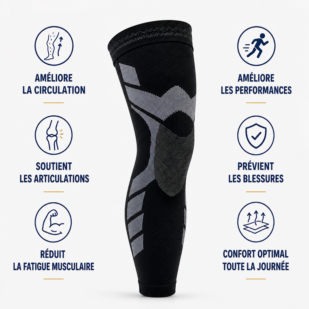 Maintien de compression V2 pour Genoux et Jambes — K-MOOVE™