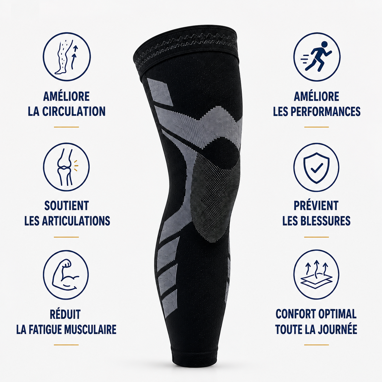Maintien de compression V2 pour Genoux et Jambes — K-MOOVE™