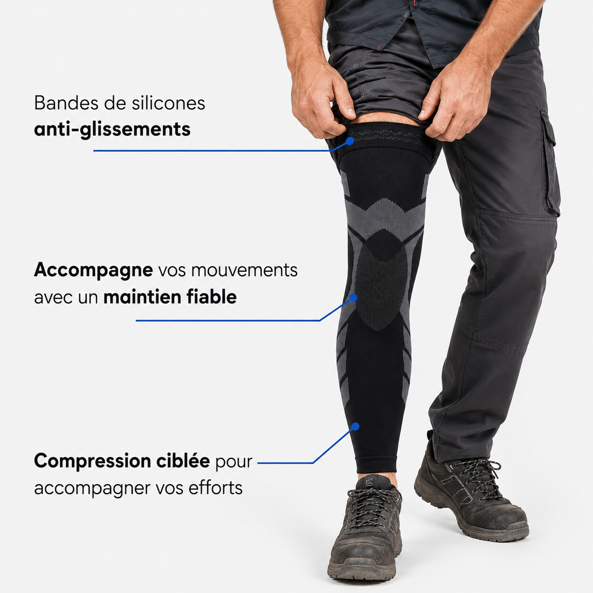Maintien de compression V2 pour Genoux et Jambes — K-MOOVE™
