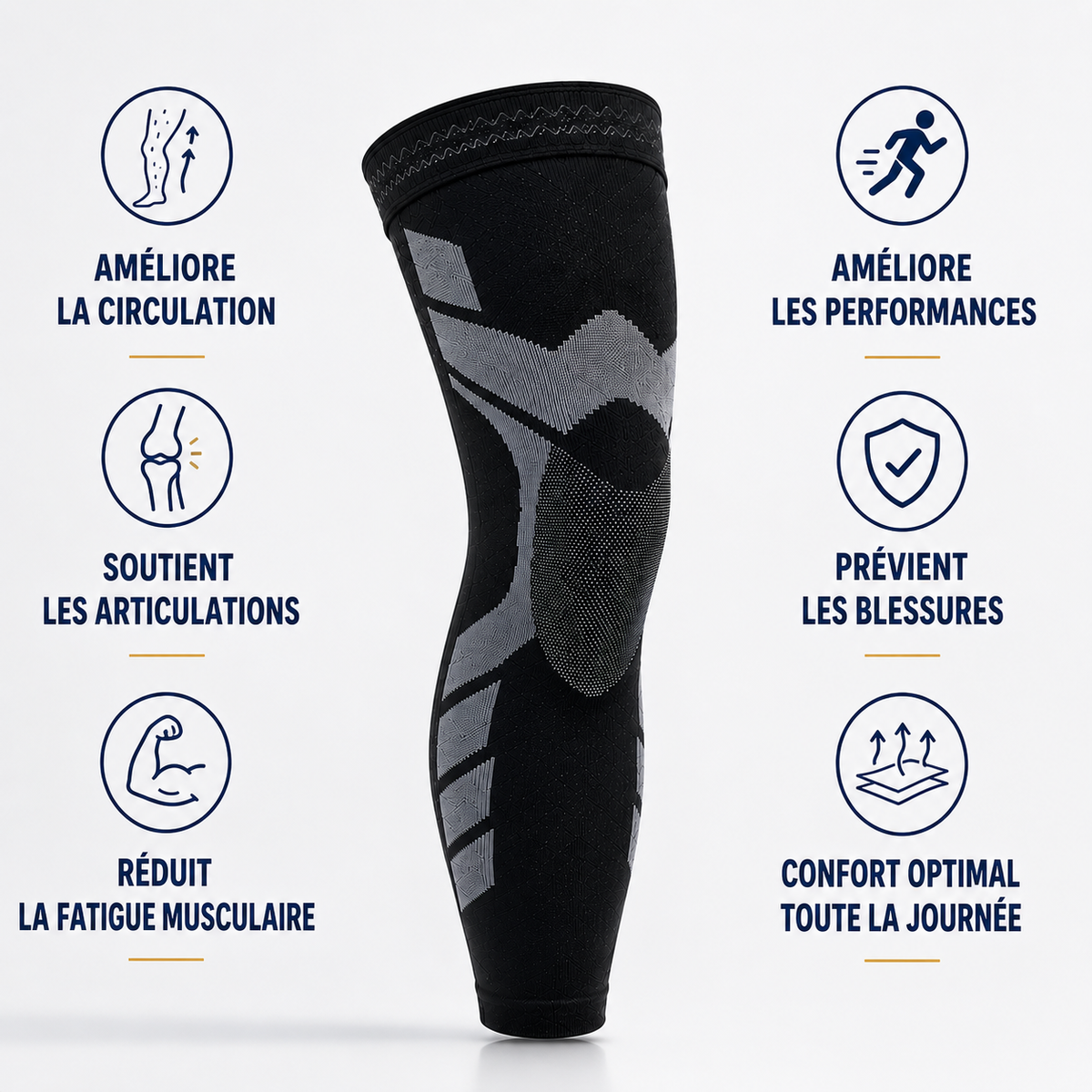 Maintien de compression V2 pour Genoux et Jambes — K-MOOVE™